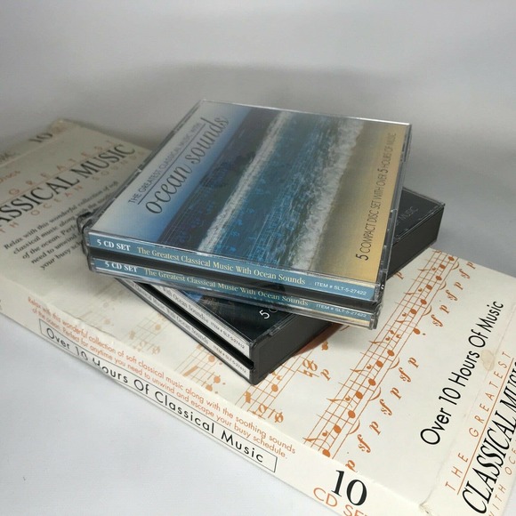 Classical Music with Ocean Sounds 10 CD set Bach Mozart Chopin Beethoven Handel - Picture 5 of 5